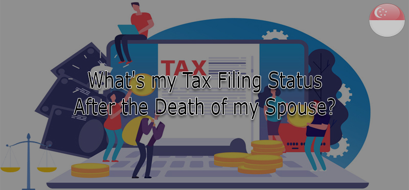 What's my tax filing status after the death of my spouse?