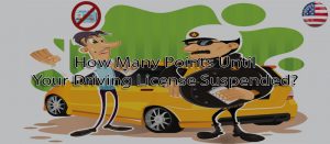 How many points until your driving license suspended?
